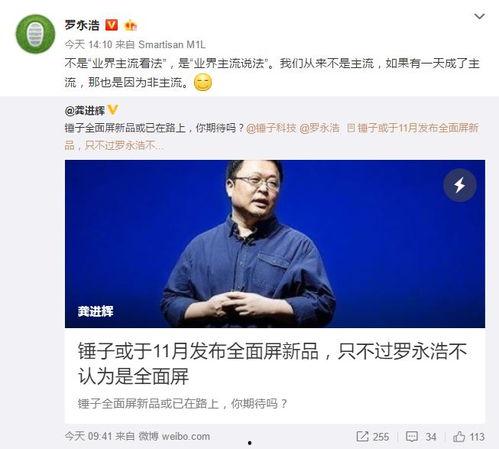 锤子的最新爆料,颠覆性新品即将亮相，引领科技潮流新篇章！”  第2张